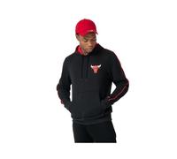 New Era Homme Sweats Capuche NBA Chicago Bulls Stripe Piping