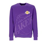 New Era, Homme, Sweatshirts et sweats à capuche, Violet, Taille: XL Sweat à col rond NBA Lakers Violet