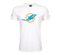 New Era Homme Team Logo Miami Dolphins T shirt, Blanc, M EU
