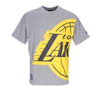 New Era, Homme, Tops, Gris, Taille: XL T-shirt LA Lakers NBA Half Logo
