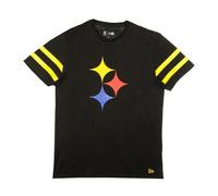 New Era, Homme, Tops, Noir, Taille: S T-shirt NFL Elements aux Couleurs de l'Équipe