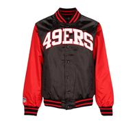 New Era, Homme, Vestes, Noir, Taille: S Bomber NFL Satin San Francisco 49ers