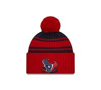 New Era Houston Texans NFL 2022 Sideline Sport Knit Red Blue Beanie - One-Size