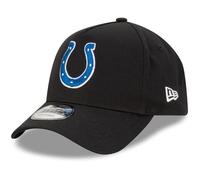 New Era Indianapolis Colts NFL Evergreen Noir Casquette Réglable du Modèle 9Forty A-Frame