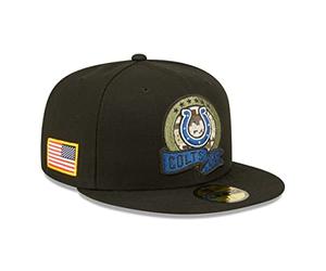 New Era Indianapolis Colts NFL Salute to Service 2022 Black 59Fifty Basecap