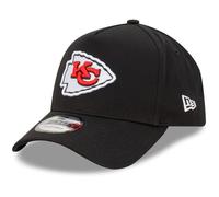 New Era Kansas City Chiefs NFL Evergreen Noir Casquette Réglable du Modèle 9Forty A-Frame