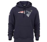 New Era Kapuzenpullover New England Patriots NFL Pullover American Football Blau mit CapSpin Pin