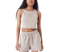 New Era Ladies Crop Tank Top New York Yankees ash brun