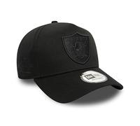 New Era Las Vegas Raiders NFL Casquette réglable Football Américain Chapeau Tonal Logo de l'équipe Noir