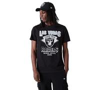 New Era Las Vegas Raiders NFL Team Wordmark Black White T-Shirt