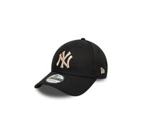 New Era League Essential 9Forty Casquette réglable NY Yankees Noir/Beige Taille Unique, Noir, M