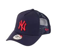 New Era League Essential Trucker New York Yankees Night Shift Navy/Hot Red Casquette 9FORTY AFRAME Homme Navy FR : Taille Unique (Taille Fabricant : OSFA)
