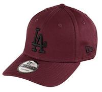 New Era Los Angeles Dodgers 9forty Adjustable Cap MLB Rear Logo Maroon/Black - One-Size