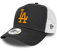 New Era Los Angeles Dodgers A Frame Adjustable Trucker Cap League Essential Grey/Yellow - One-Size