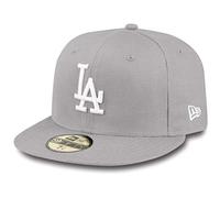 New Era Los Angeles Dodgers Cap Mlb Basic Grey / White - 7 3/8 - 59cm