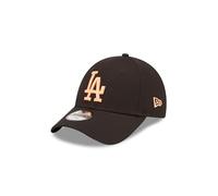New Era Los Angeles Dodgers MLB Fankappe Kind Kids LA 9Forty gebogener Schirm verstellbar Teamlogo Schwarz - Child