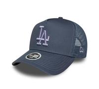 New Era Los Angeles Dodgers Women A-Frame Trucker Cap Bleu Gris