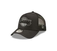 New Era Los Angeles Lakers A-Frame Trucker Basketball Kappe Basecap mit Mesh Schwarz NBA - One-Size