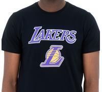 New Era Los Angeles Lakers Logo D'Équipe T-Shirt Noir Pour Hommes