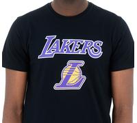 New Era Los Angeles Lakers Logo D'Équipe T-Shirt Noir Pour Hommes