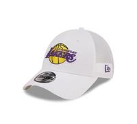 New Era 60358153 Home Field 9forty Los Angeles Lakers Trucker Cap Blanc Homme