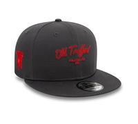 New Era Manchester United FC Chaîne Couture Gris Foncé 9FIFTY Casquette Baseball