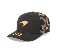 New Era McLaren F1 Team, produit officiel 2025, Austin Texas USA GP Special Edition, Oscar Piastri Drivers Casquette de baseball noire