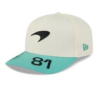 New Era McLaren F1 Team, produit officiel 2025, édition spéciale GP du Brésil, casquette de baseball Oscar Piastri Driver avec motif floral