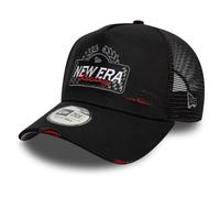 NEW ERA Casquette rouge / noir / blanc cassé, Taille 55-60