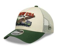 New Era Mesh Trucker Cap Outdoor Blue Ridge Mountains Beige
