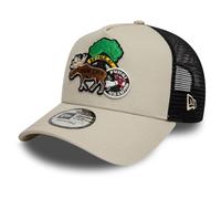 New Era NE OUTDOOR PATCH TRUCKER NEWERA men Caps black|beige taille: ONE SIZE