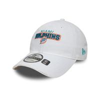 New Era Miami Dolphins Washed 9Twenty Cap Blanc