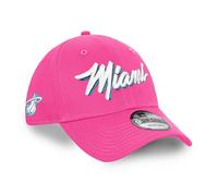 New Era Miami Heat 9forty Adjustable Snapback Cap NBA Essential Pink/White - One-Size