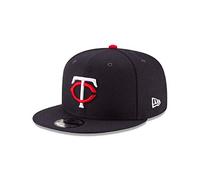 New Era Minnesota Twins MLB Basic Snapback Original Team Couleur Réglable 950 Casquette Plate Bleu Marine, taille unique