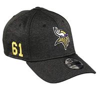 New Era Minnesota Vikings 39thirty Stretch Cap NFL Established Number Black - S-M