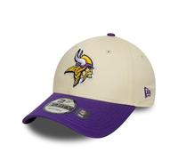 New Era Minnesota Vikings NFL 9Forty Contrast Visor Cap Beige