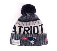 New Era Mixte Nfl Sideline Bobble Knit England Patriots Bonnet, Multicolore, Taille Unique EU