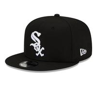 New Era MLB 9Fifty Casquette snapback unisexe pour adulte, réglable, taille unique, avec logo, Chicago White Sox, noir