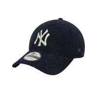 New Era MLB 9FORTY Borg Casquette en peluche New York Yankees Bleu marine