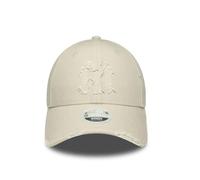 New Era MLB 9FORTY Distressed Casquette New York Yankees pour femme Beige