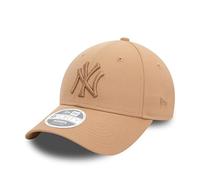 New Era MLB Baseball Casquette Chapeau New York Yankees NY réglable Strapback visière incurvée Tonal Beige