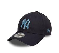 New Era MLB Casquette de Baseball New York Yankees 940 Chapeau Logo de l'équipe visière incurvée Strapback Bleu