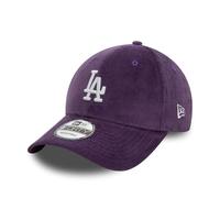 New Era MLB Casquette Los Angeles Dodgers Chapeau en Velours côtelé 9Forty réglable Baseball Violet