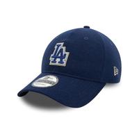 New Era MLB Casquette Los Angeles Dodgers Logo LA réglable Laine Melton Couronne Non structurée Baseball Chapeau Bleu