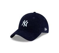 New Era MLB Casquette pour Les Fans New York Yankees Casquette pour Femmes réglable Couronne Non structurée Velours côtelé NY Bleu