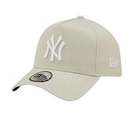 New Era MLB Fankappe Teamlogo 9Forty E-Frame New York Yankees verstellbar NY Beige - One-Size