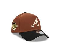 New Era MLB Harvest Casquette Baseball pièce latérale Snapback Logo de l'équipe A-Frame Casquette de Baseball Marron Noir