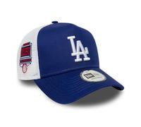 New Era MLB LA Dodgers Side Patch 9Forty Aframe Trucker Cap One Size