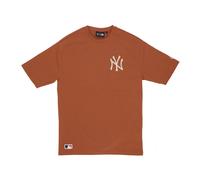 New Era - MLB League Essentials Oversize Tee Earth Brown - Homme - Tops - Brun - Taille: L
