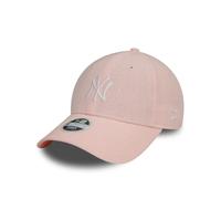 New Era Casquette 9FORTY WMNS MLB Linen Femme – Boucle métal, Visière courbée – Taille unique Rose